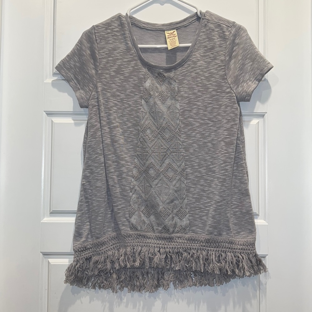 Small Gray Knit Top